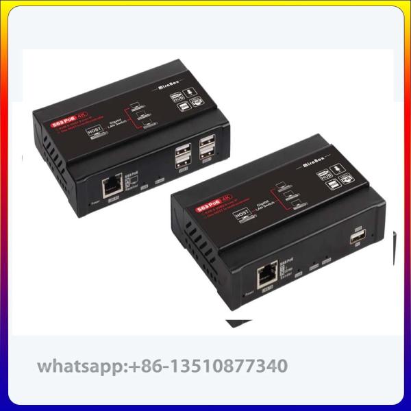 Cheap HSV563POE KVM 4K USB2.0 HUB EXTENDER for sale