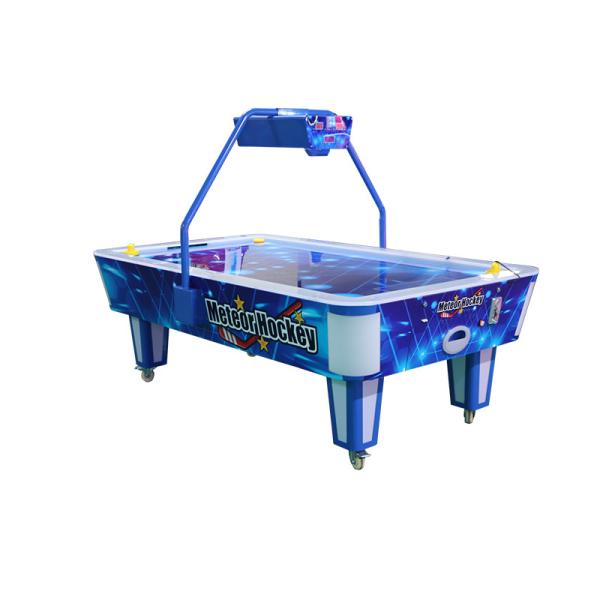 Cheap Fast Track Arcade Air Hockey Table With LED Scoring Display  / Classic Indoor Table Game for sale