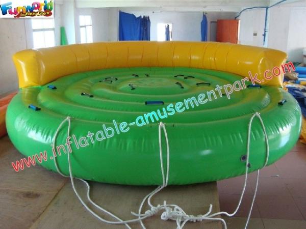 Cheap Crazy UFO Inflatable Water Toys , Inflatable Water Towable Tube For Water Ski for sale