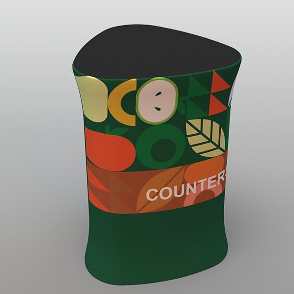 Cheap Plain Shop Portable Reception Counter Advertising Promotion Counter Table Display for sale