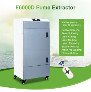 Multiple HEPA Filter Mobile Fume Eliminator for Electronics Manufacturing AC 110V - 220V 700W