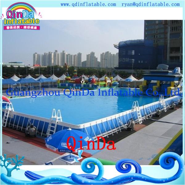 Cheap 2015 new removable above ground steel frame swimming pool for sale