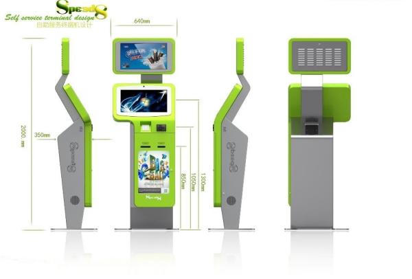 Cheap Compact Digital Innovative and Multifunctional Free Standing Kiosk with Motion Sensor for sale