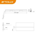 Always On and Customizable Adaptable LED Light String with 240led Per Meter