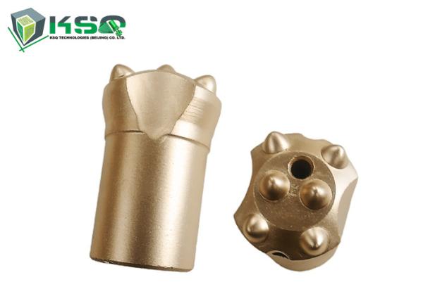 Cheap Spray Galvanized Layer 36mm Taper Button Bit For Quarrying Industry for sale