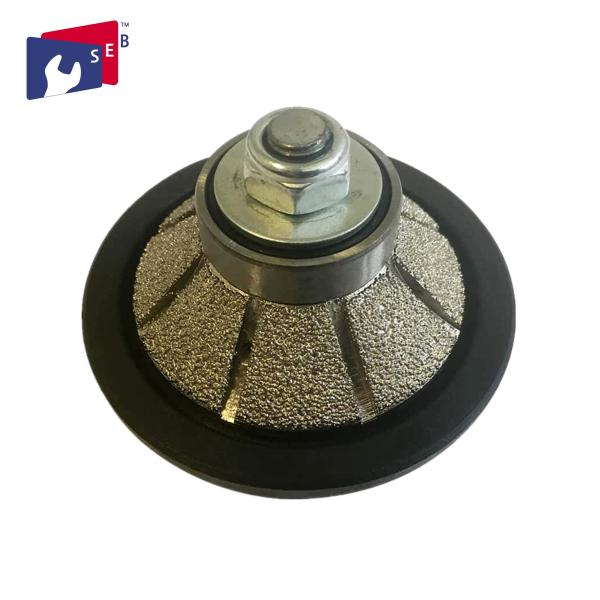 Cheap Bevel E5 Diamond Router Bits Profile Wheel For Shaping Profiling Granite for sale