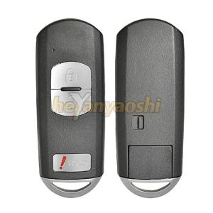Best Mazda 3 Buttons Smart Key Shell with Emergency Key Insert wholesale