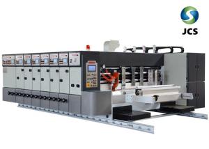 China Corrugated Box Flexographic Printing Machine , Automatic Printing Machine For Cardboard on sale