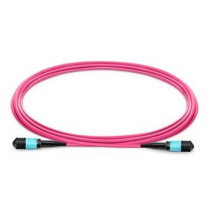 China 12 Core Male MPO Trunk Cable Multimode MTP MPO Patch Cord on sale