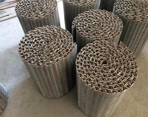 Custom Balanced Net Wire Conveyor Belts High Temperature Oxidation Proof