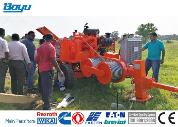 Cheap Overhead Stringing Max Intermittent Pull 100kN Hydraulic Cable Puller Machine for sale