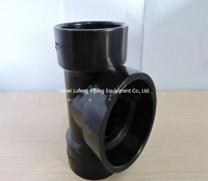 China 1 1/2 ventilation pipe tee for drainage water on sale