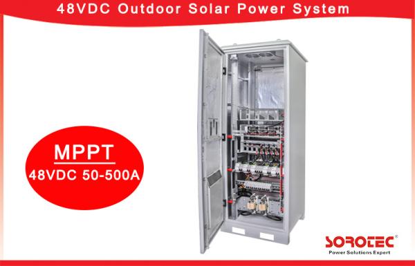 Cheap Modular 48V DC Power Supply , Hybrid off grid solar power system For Traffic Lights,Remote Monitoring System Interface for sale