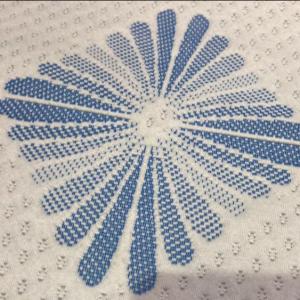 Best SGS Recycled Polyester 160gsm Knitted Jacquard Fabric For Bedding wholesale