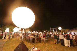 China 2000W Inflatable Led Light With Halogen Lamp , Moon Inflatable Led Balloon Lights on sale