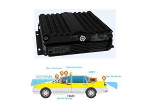 Best Live Streaming 4 Channels Dual SD Card School Bus DVR wholesale