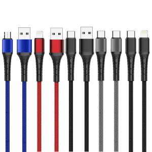 Quick Transfer Braided Charging Cable Customized For High Speed Data Transfer