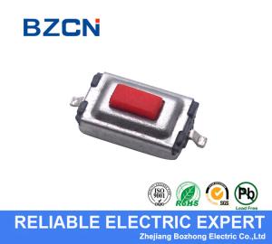 Mini Micro SMD Tactile Switch / Momentary Push Button Switch 2 Pin Terminal
