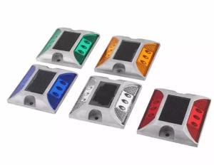 Best 6pcs Convenience Solar Road Studs Path Deck Dock Fog - Proof Red Yellow Blue wholesale