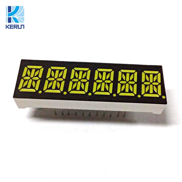 Cheap White Color 14 Segment LED Display 6 Digit 0.4 Inch Alphanumeric Displays for sale
