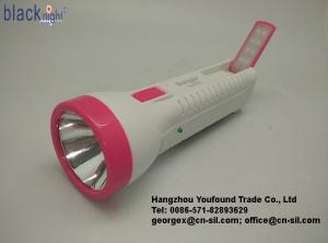 China BN-4707S Side Lamp Torchlight Mult-function Rechargeable Solar Power LED Flashlight on sale