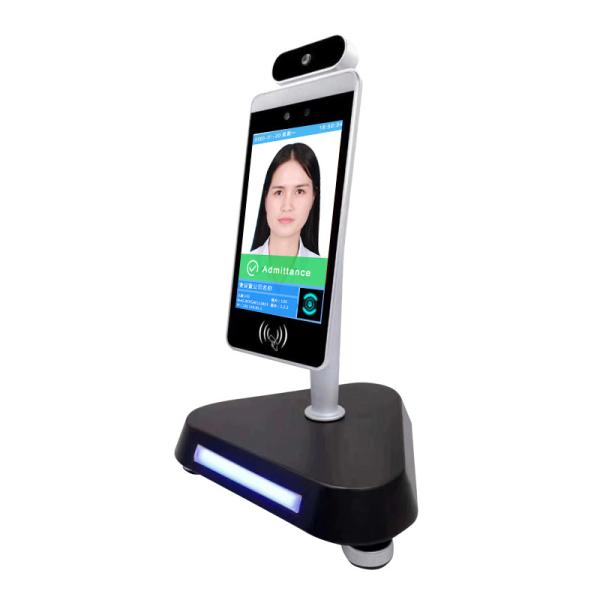 Cheap Temp Scanner Smart Pass Screen 8" Android Tablet Face Recognition Digital Thermometer for sale