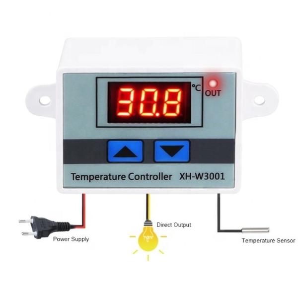 Cheap Digital Thermostat Microcomputer Temperature Controller XH-W3001 Temperature Switch for sale
