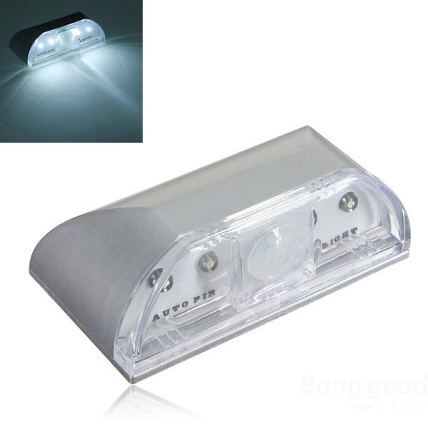Cheap Auto PIR Sensor Infrared Wireless IR Motion Detector 4 LED Keyhole Light lamp for sale