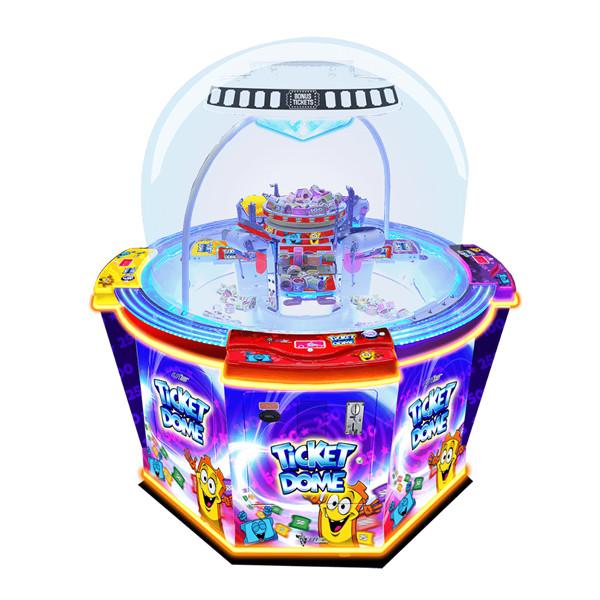Cheap 240V Redemption Game Machine Unis Ticket Dome Rfid Ticket Merchandiser For 4 Player for sale
