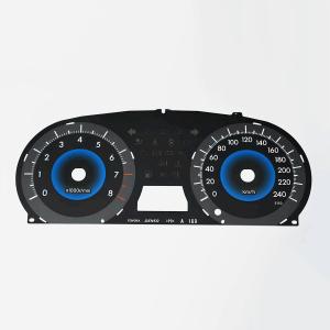 Customized Graphic Overlay Membrane Switch Panel For Automotive Multimedia