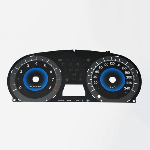 Cheap Customized Graphic Overlay Membrane Switch Panel For Automotive Multimedia for sale