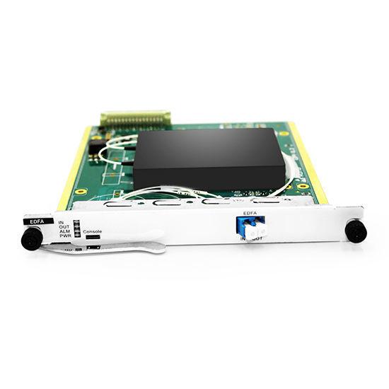 Cheap EDFA 40/80 Channels C-Band Optical Amplifier Maximal Output Power +20dBm Gain 17dB Saturated Optical Power +3dBm Built i for sale