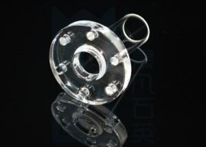 ISO9001 1100℃ Sio2 Quartz Tube Flange