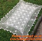 handmade, Crochet Round table clothing - table cover, handmade crochet, blanket,