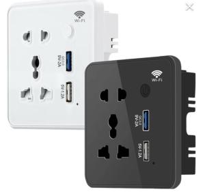 Best Glomarket Tuya Wifi Smart Sockets Usb Charger Electrical Plug Socket Remote Control With Alexa Google For Smart Home wholesale