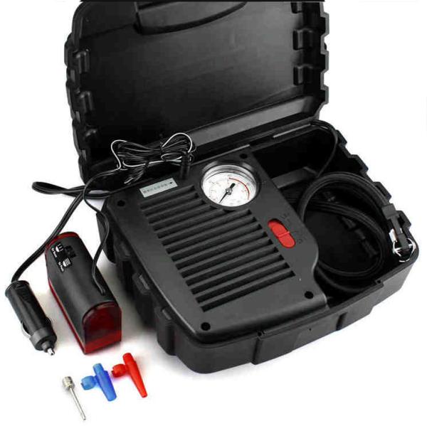 Cheap Dc 12v Portable Air Compressor Black Color 250psi Customized With Watch for sale