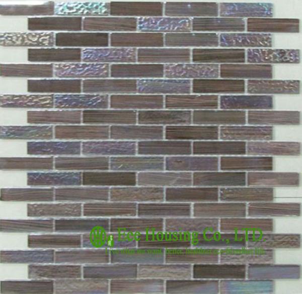 Cheap Anti-dust 300mm*300mm Glass Crystal Mosaic Tile for House Decoration,Fade resisitance for sale