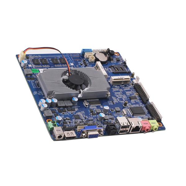 Cheap 6 COM 8USB Mini Itx 12V Motherboard Intel Atom Cedarview N2600 N2800 D2550 CPU for sale