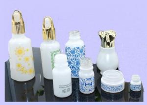 Best 100ml Ceramic Cosmetic Jars Bottle Blue And White Porcelain 30ml Polypropylene wholesale