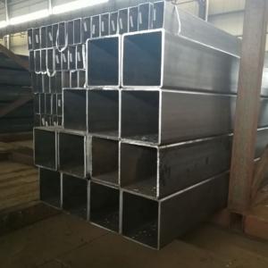 Best MS ERW Steel Hollow Sections Shape Rectangular , Welded Black Steel Pipe 6m wholesale