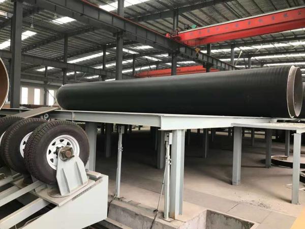 Cheap Steel Pipe Anticorrosion Process Liquid Epoxy Spraying Coating And 3 Layer HDPE Coating Process for sale