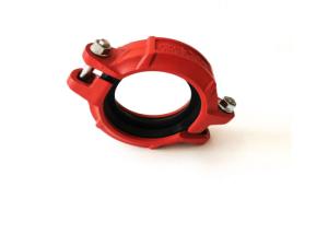 China Female Thread Ductile Iron Fitting 300PSI Rigid Flexible Coupling on sale
