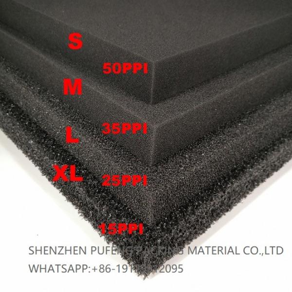 Cheap Reticulated Polyurethane Foam Filter Material Water Aquarium Sponge Filter 10-60PPI for sale
