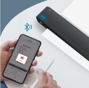Best IOS System Bluetooth Barcode Scanner 15mm/s Portable A4 Thermal Printer wholesale