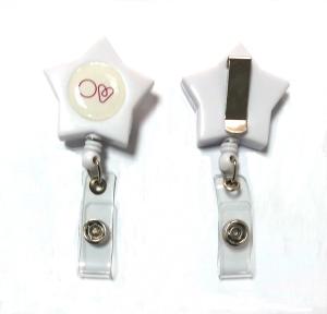 China Unique Star Badge Holder Reels Decorative For Conference / Exhibition on sale