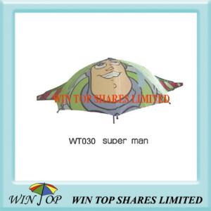Super Man Style Iron Imprint Child Umbrella