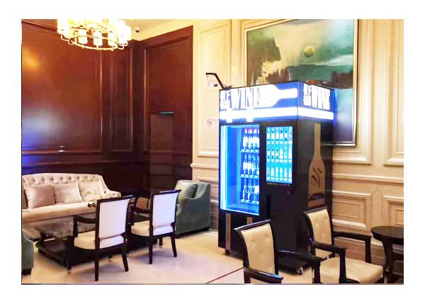 Cheap Huge Variety Adjustable Channel Wine Vending Machine With Elevator , Remote Function for sale
