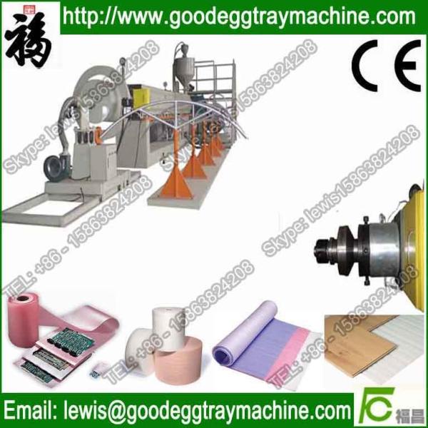 Cheap New technology EPE non-crosslinked Foam Sheet Extrusion Line for sale