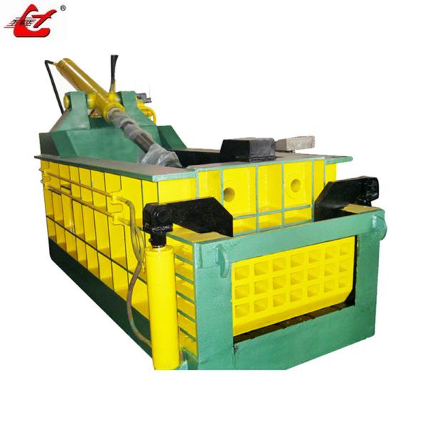 Cheap Bale Shape CUBOID Scrap Metal Baler Machine Automatic Operation Mode for sale