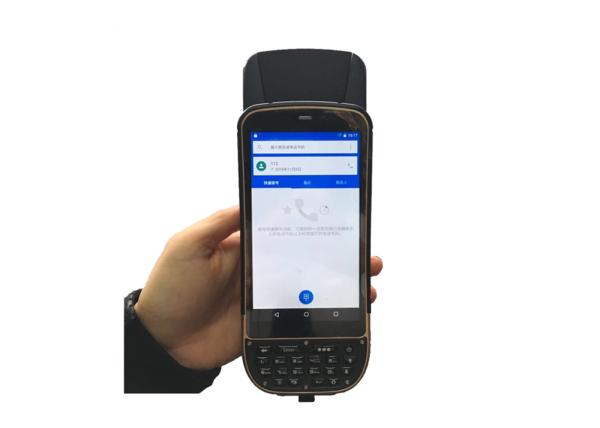 Cheap Wireless 13.56 RFID Handheld RFID Reader Barcode Scanner Integration 4G LTE with memory for sale